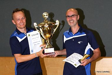 RAIKA Team Cup Internationales Tischtennis 2er- Mannschaftsturnier für Spieler aller Spielstärken in Wiener Neudorf, am Sonntag, 23. August 2015